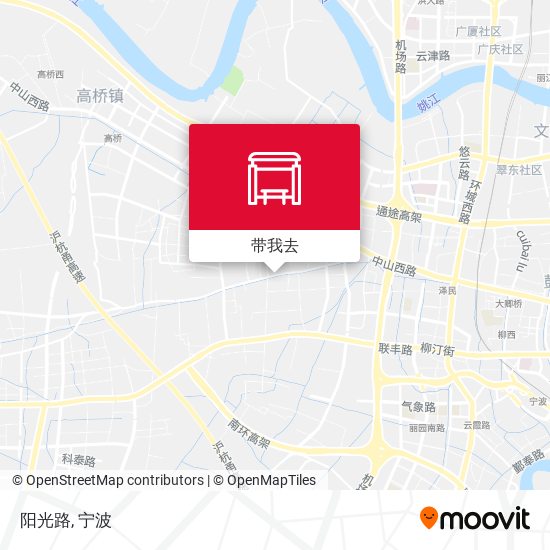 阳光路地图
