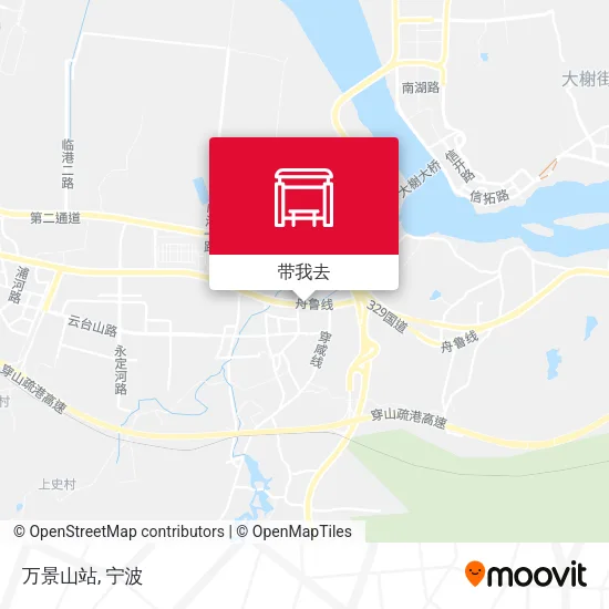 万景山站地图