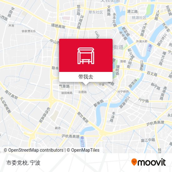 市委党校地图