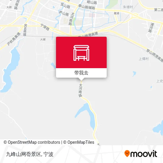 九峰山网岙景区地图