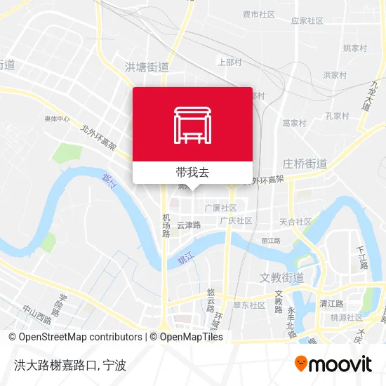 洪大路榭嘉路口地图