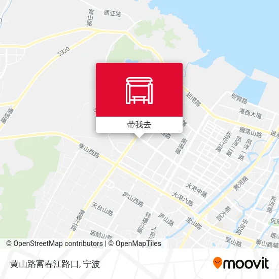 黄山路富春江路口地图