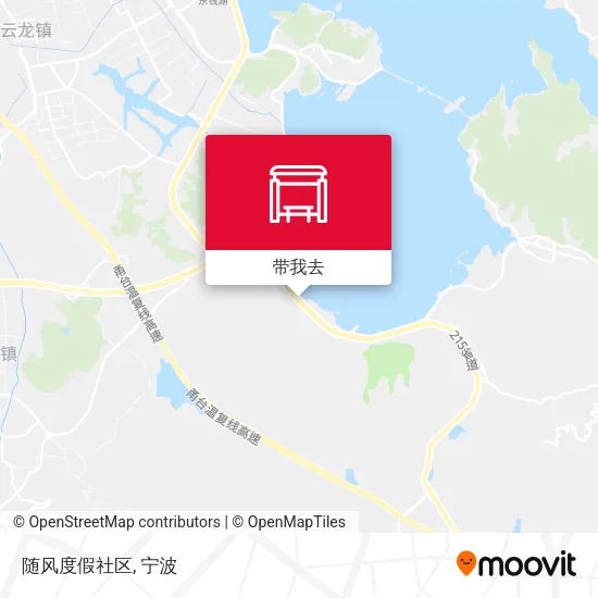随风度假社区地图