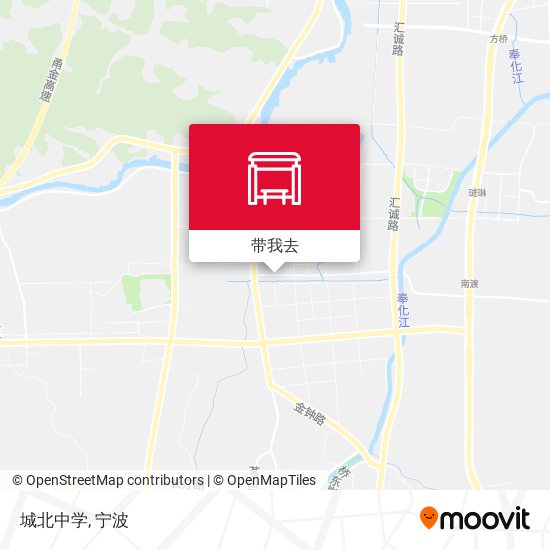 城北中学地图