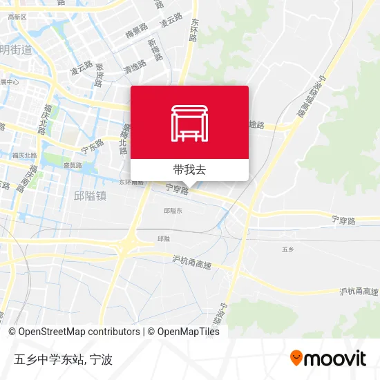 五乡中学东站地图