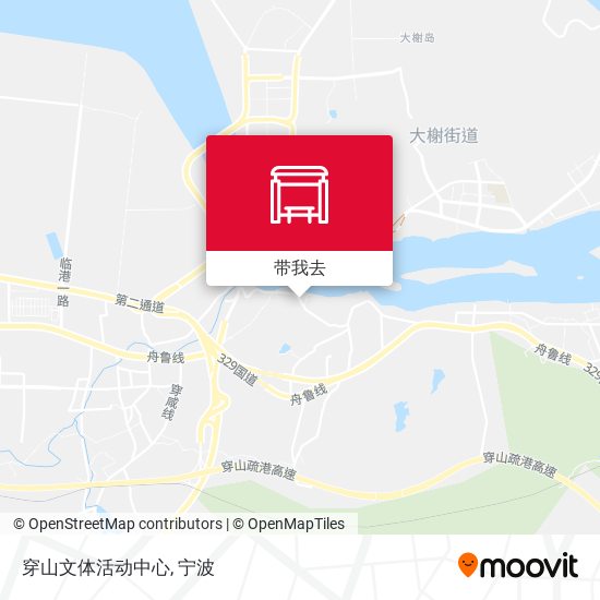 穿山文体活动中心地图