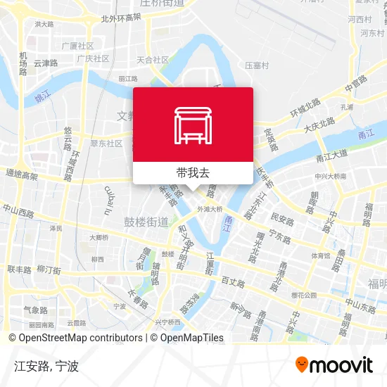 江安路地图