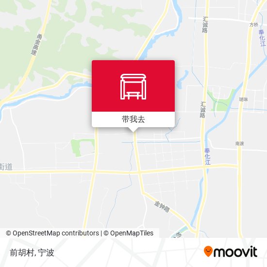 前胡村地图