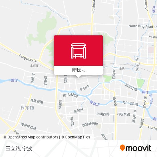 玉立路地图