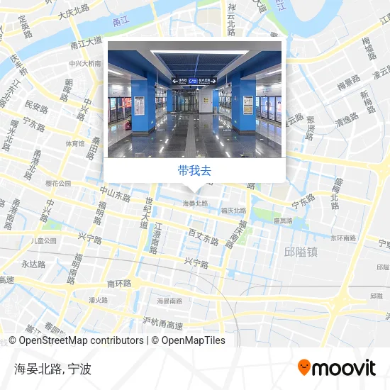 海晏北路地图