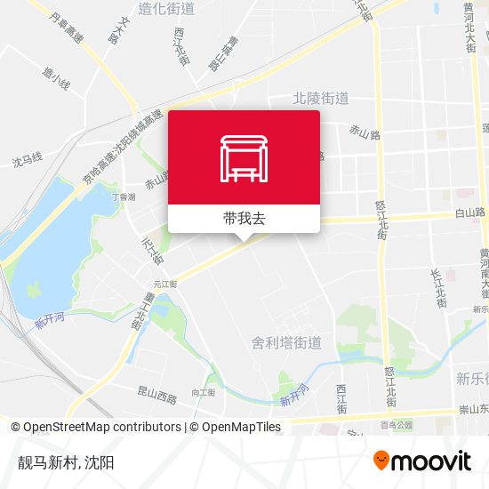 靓马新村地图
