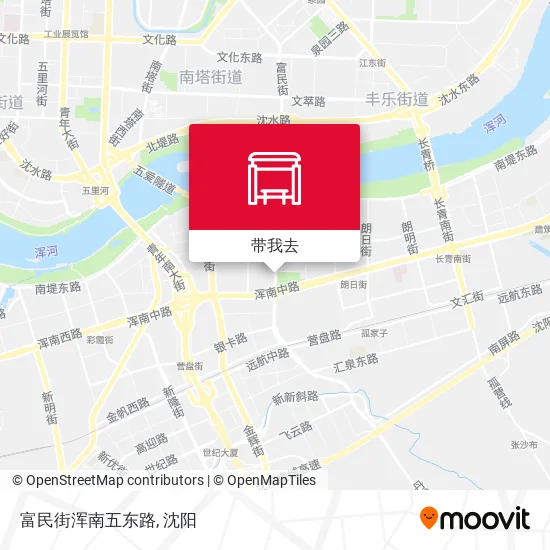 富民街浑南五东路地图