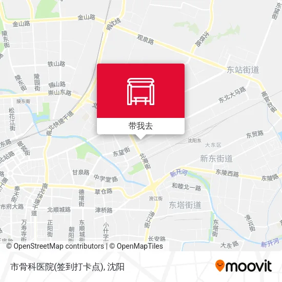 市骨科医院(签到打卡点)地图