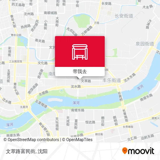 文萃路富民街地图