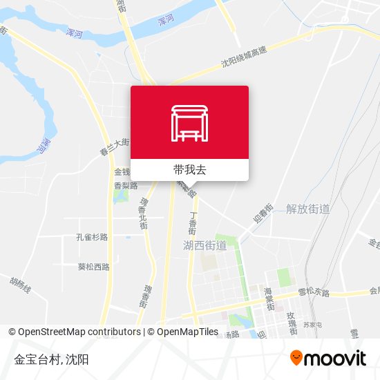 金宝台村地图