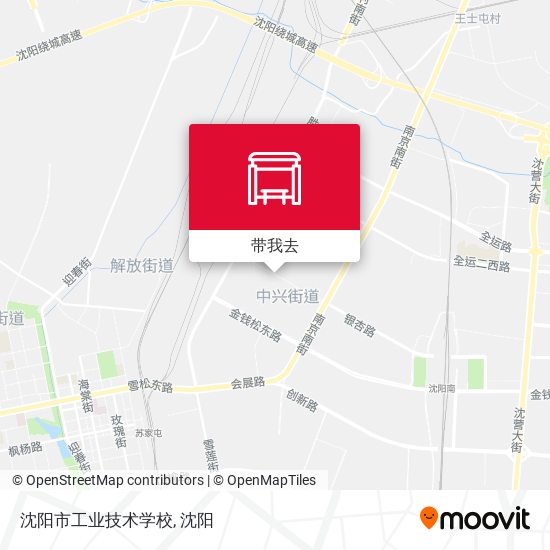 沈阳市工业技术学校地图