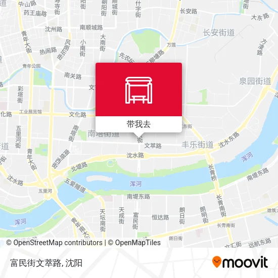 富民街文萃路地图