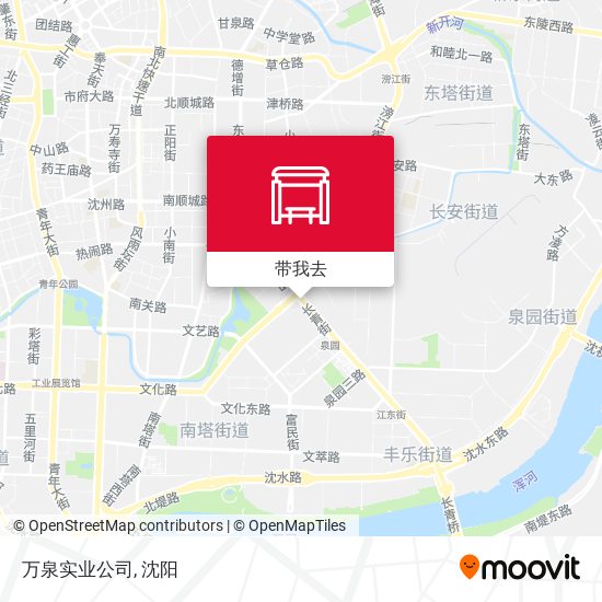 万泉实业公司地图