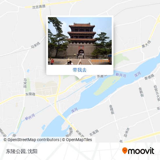 东陵公园地图