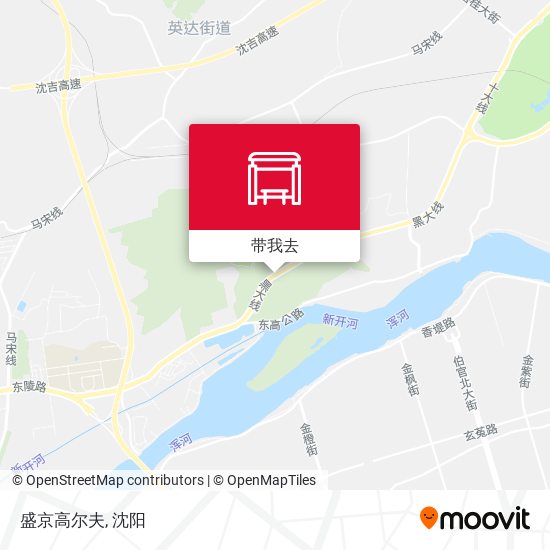 盛京高尔夫地图