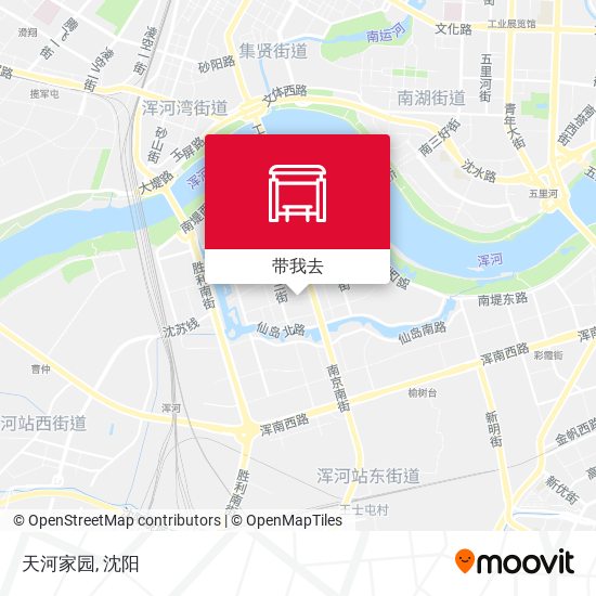 天河家园地图