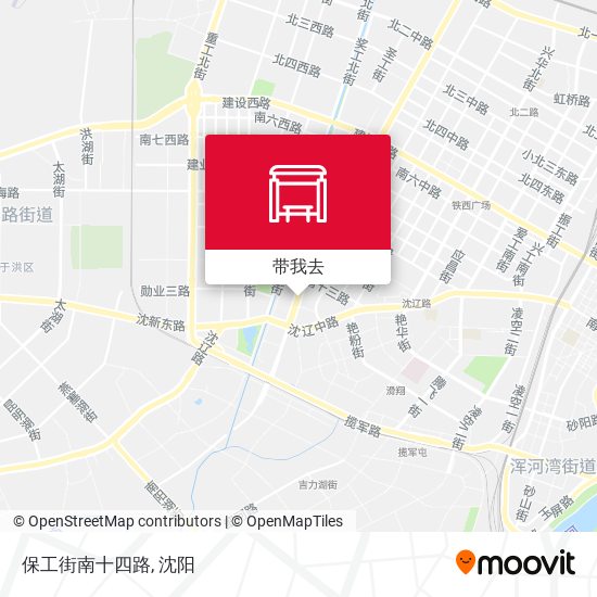 保工街南十四路地图