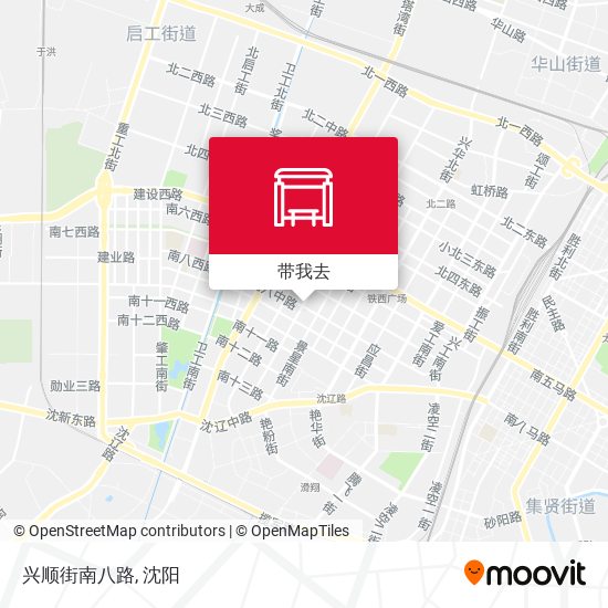 兴顺街南八路地图