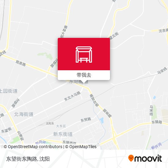 东望街东陶路地图