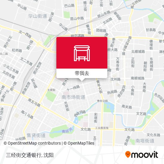 三经街交通银行地图