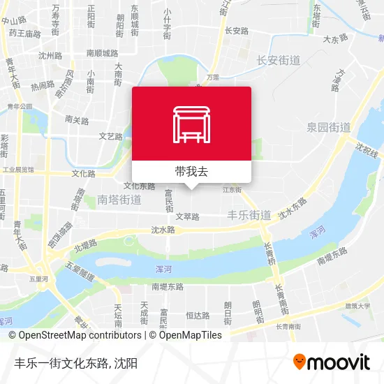 丰乐一街文化东路地图