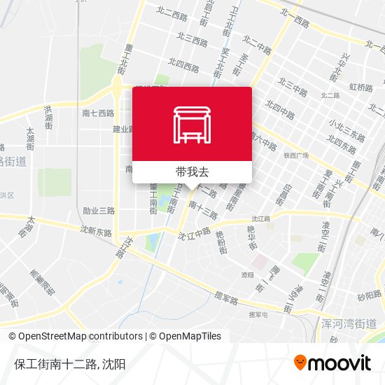 保工街南十二路地图