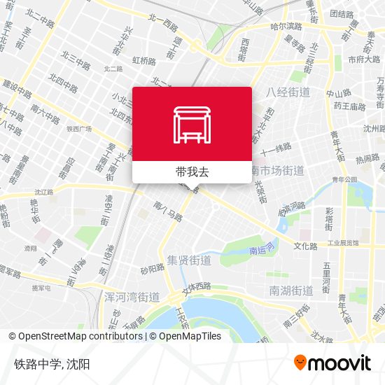 铁路中学地图
