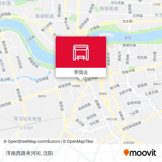 浑南西路夹河街地图