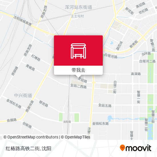 红椿路高铁二街地图