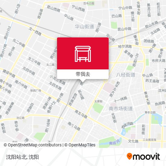 沈阳站北地图