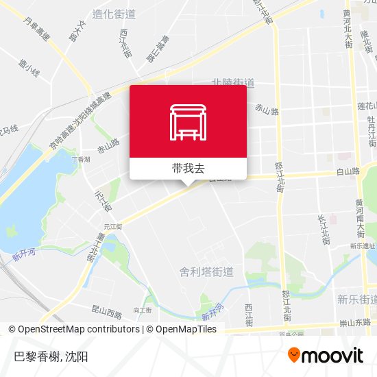 巴黎香榭地图