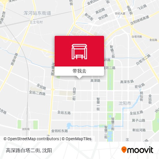 高深路白塔二街地图