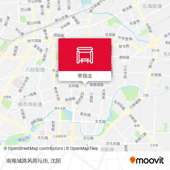 南顺城路风雨坛街地图