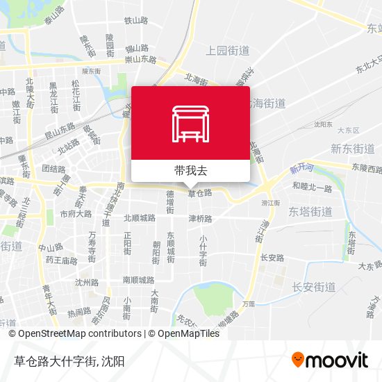 草仓路大什字街地图