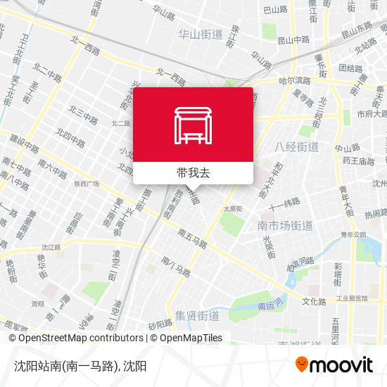 沈阳站南(南一马路)地图