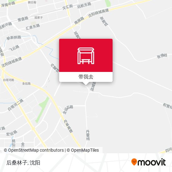 后桑林子地图