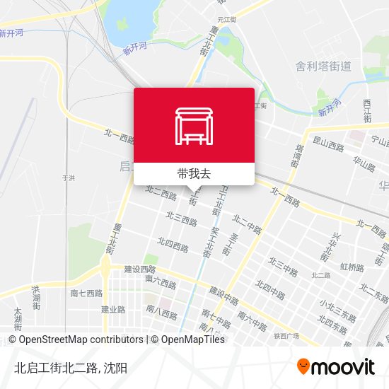 北启工街北二路地图