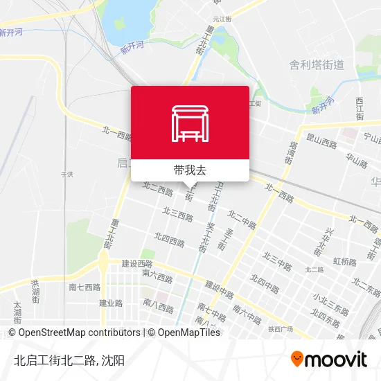 北启工街北二路地图