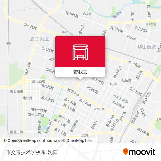 市交通技术学校东地图