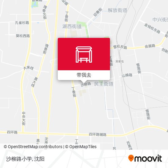 沙柳路小学地图