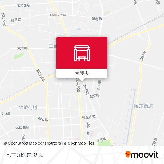 七三九医院地图