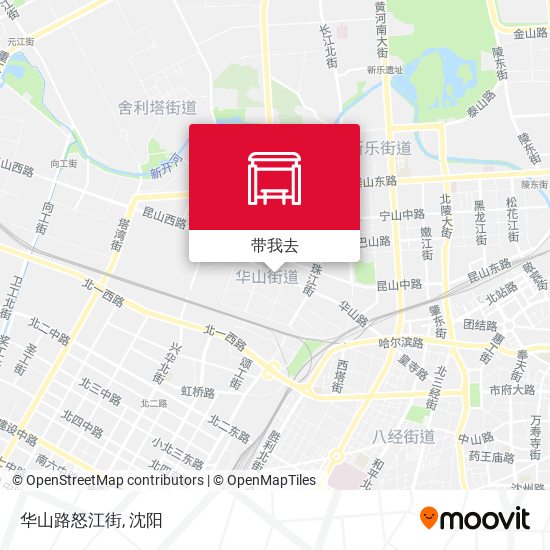 华山路怒江街地图