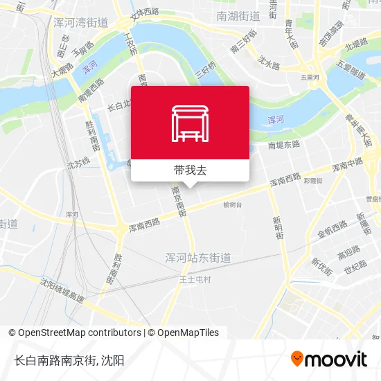长白南路南京街地图