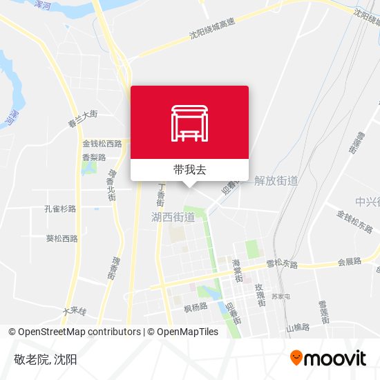 敬老院地图