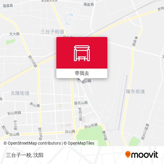 三台子一校地图